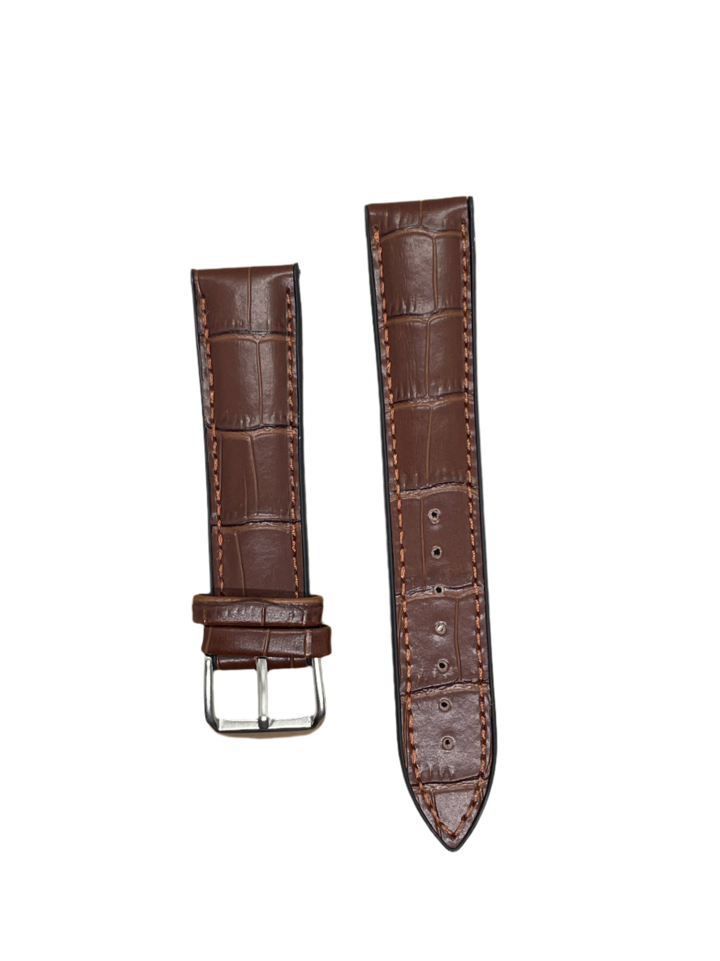Hybrid Leather & Rubber Watch Strap – 20mm / 22mm / 24mm | Suparv Straps