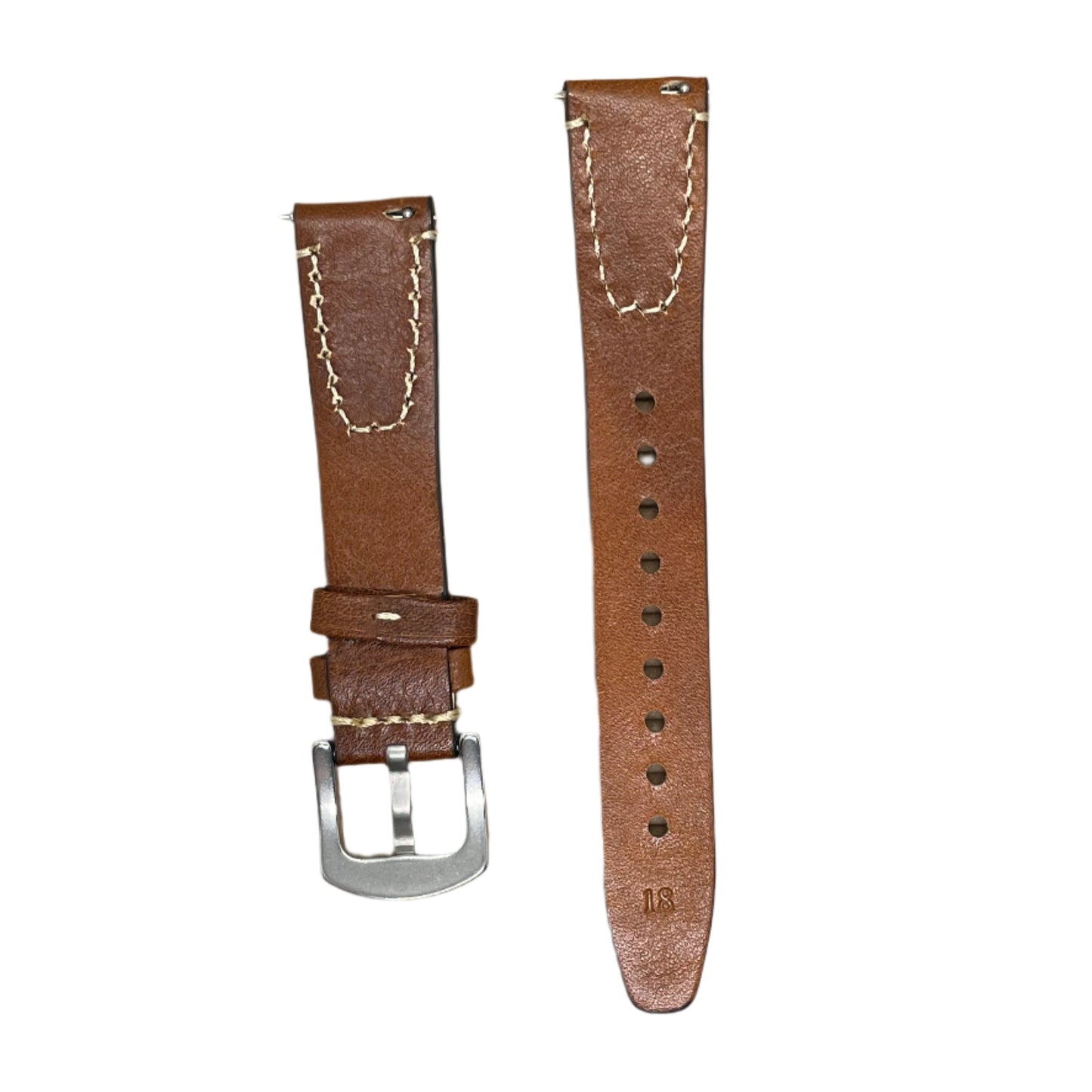 Vintage Premium Leather Watch Strap – Quick Release