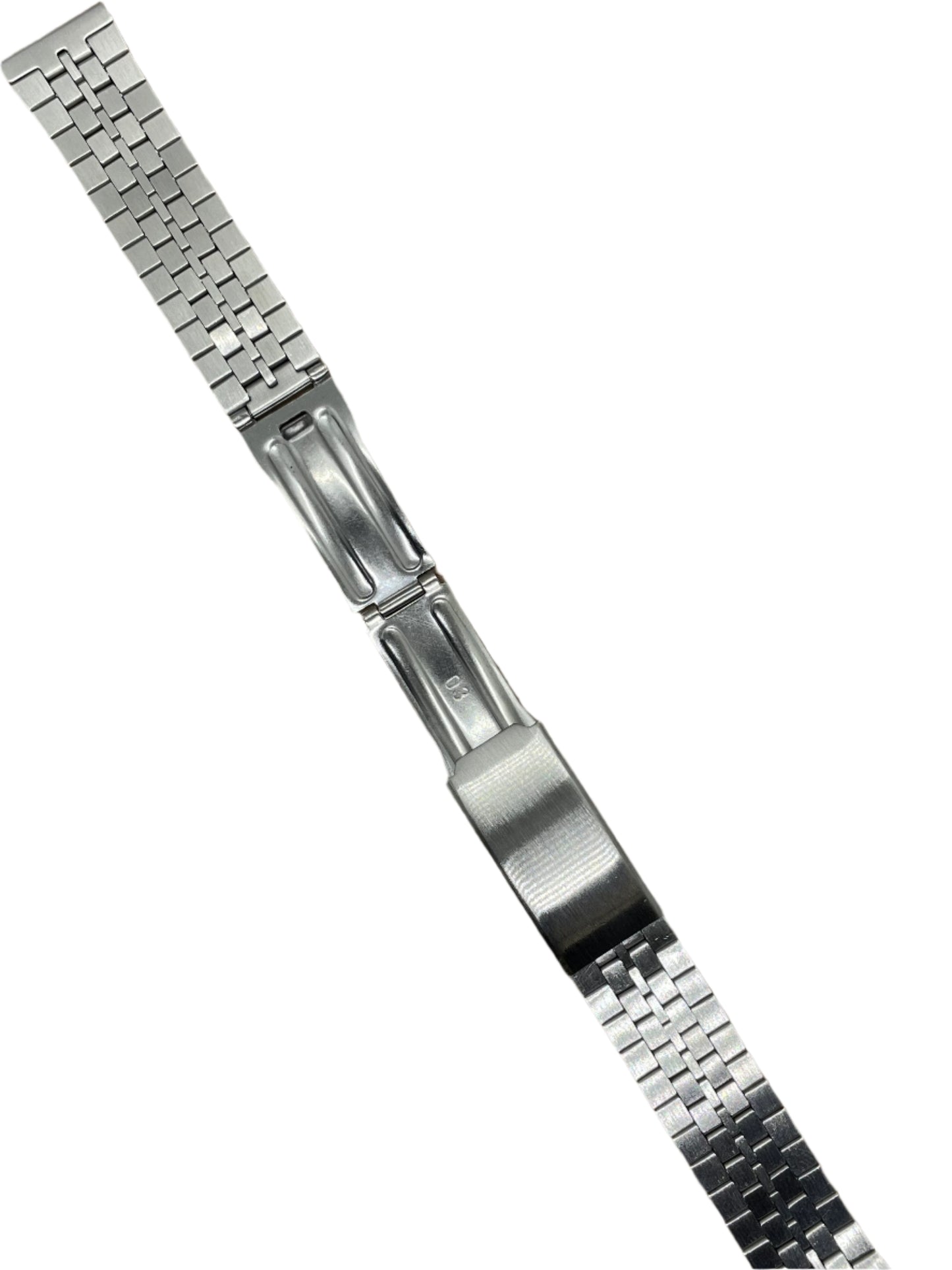Stainless Steel Watch Bracelet – Brushed Finish | 18mm Straight End