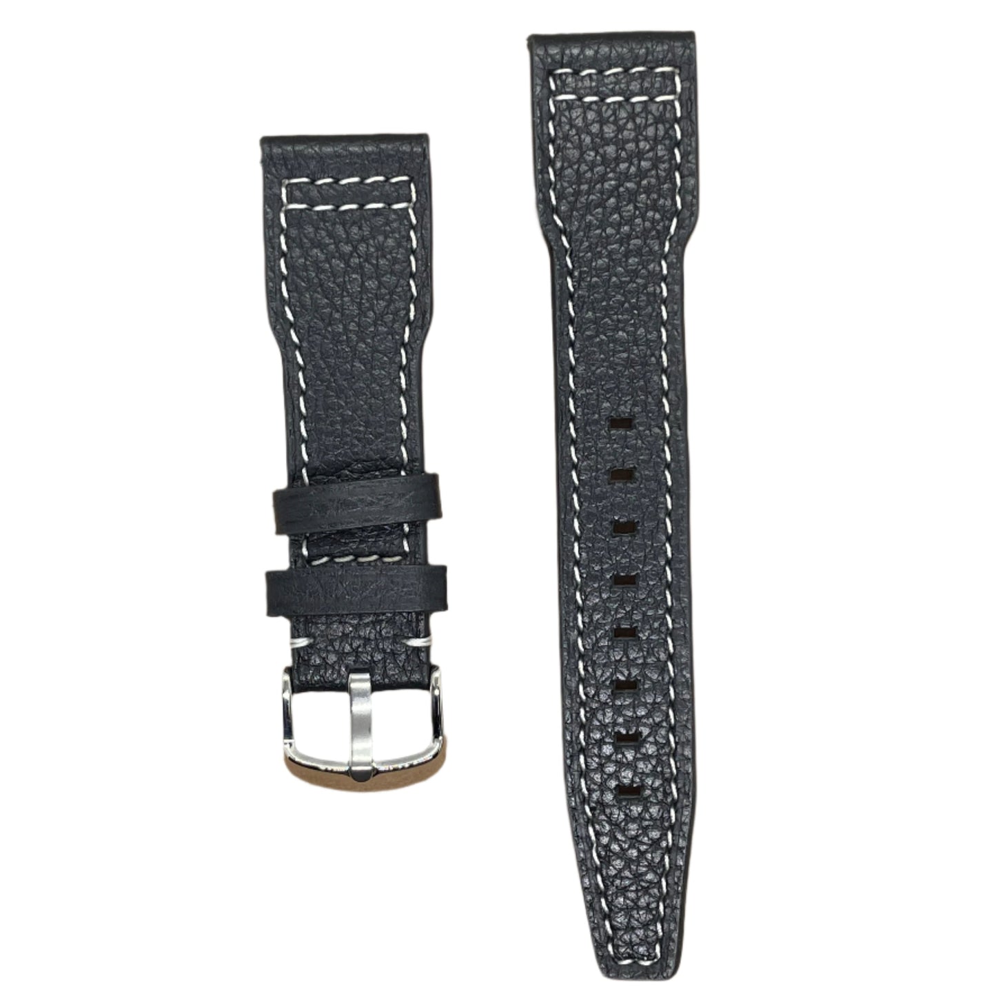 Premium Pilot Style Leather Strap – 22mm