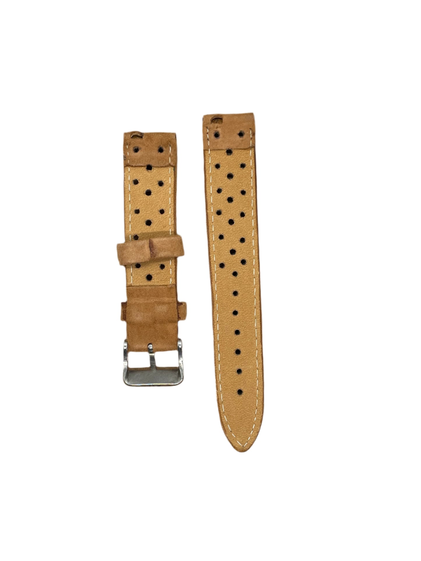 18mm Affordable Suede Rally Strap – Classic Motorsport-Inspired Style