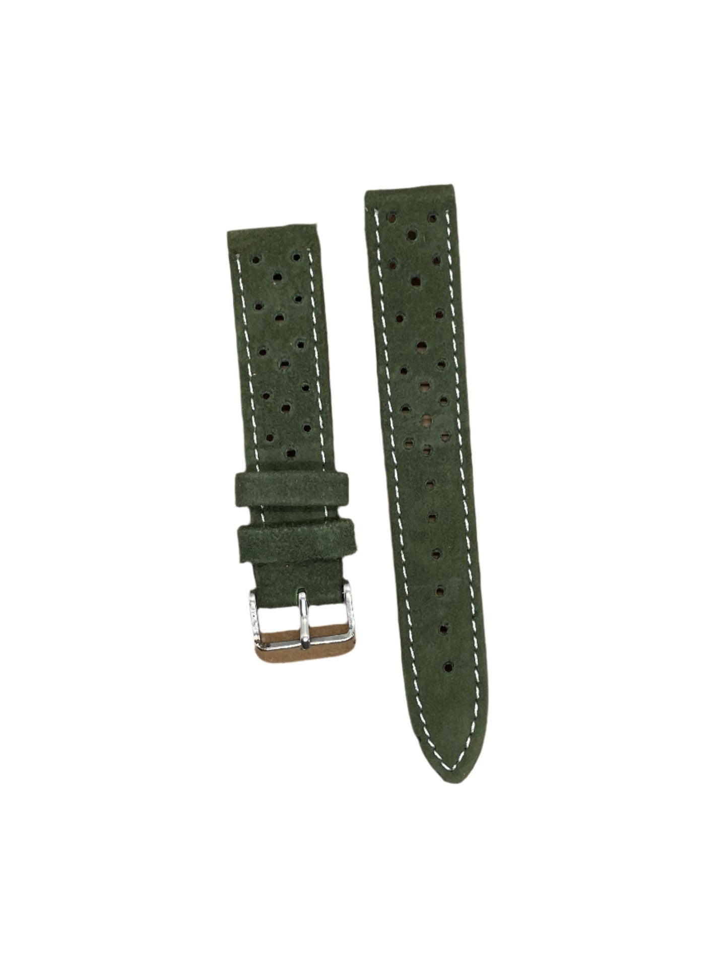 18mm Affordable Suede Rally Strap – Classic Motorsport-Inspired Style