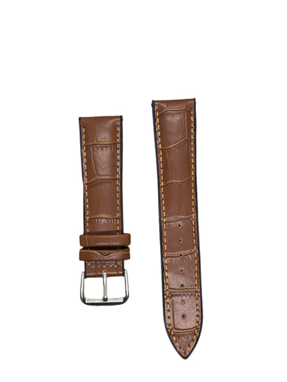 Hybrid Leather & Rubber Watch Strap – 20mm / 22mm / 24mm | Suparv Straps