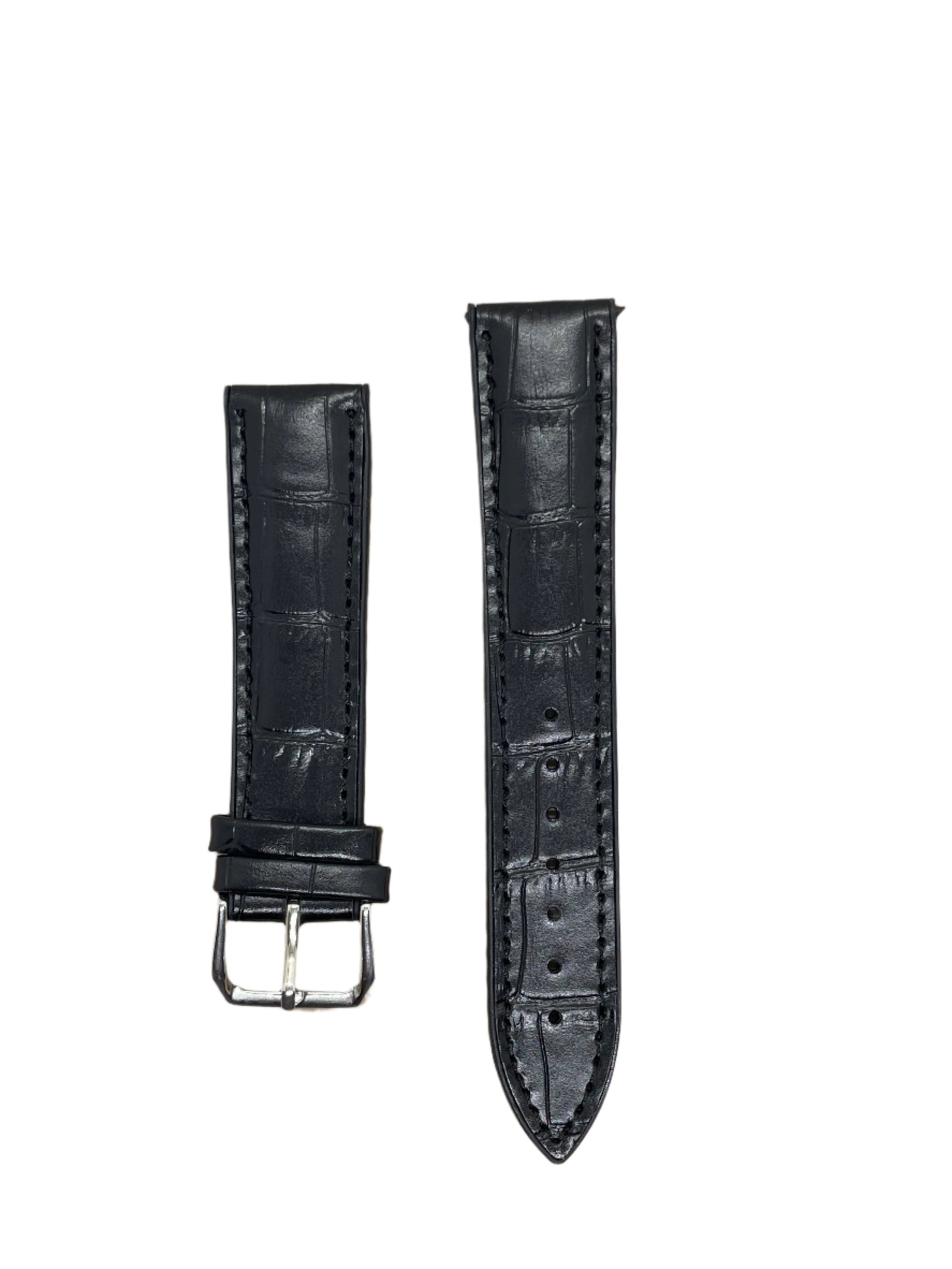 Hybrid Leather & Rubber Watch Strap – 20mm / 22mm / 24mm | Suparv Straps