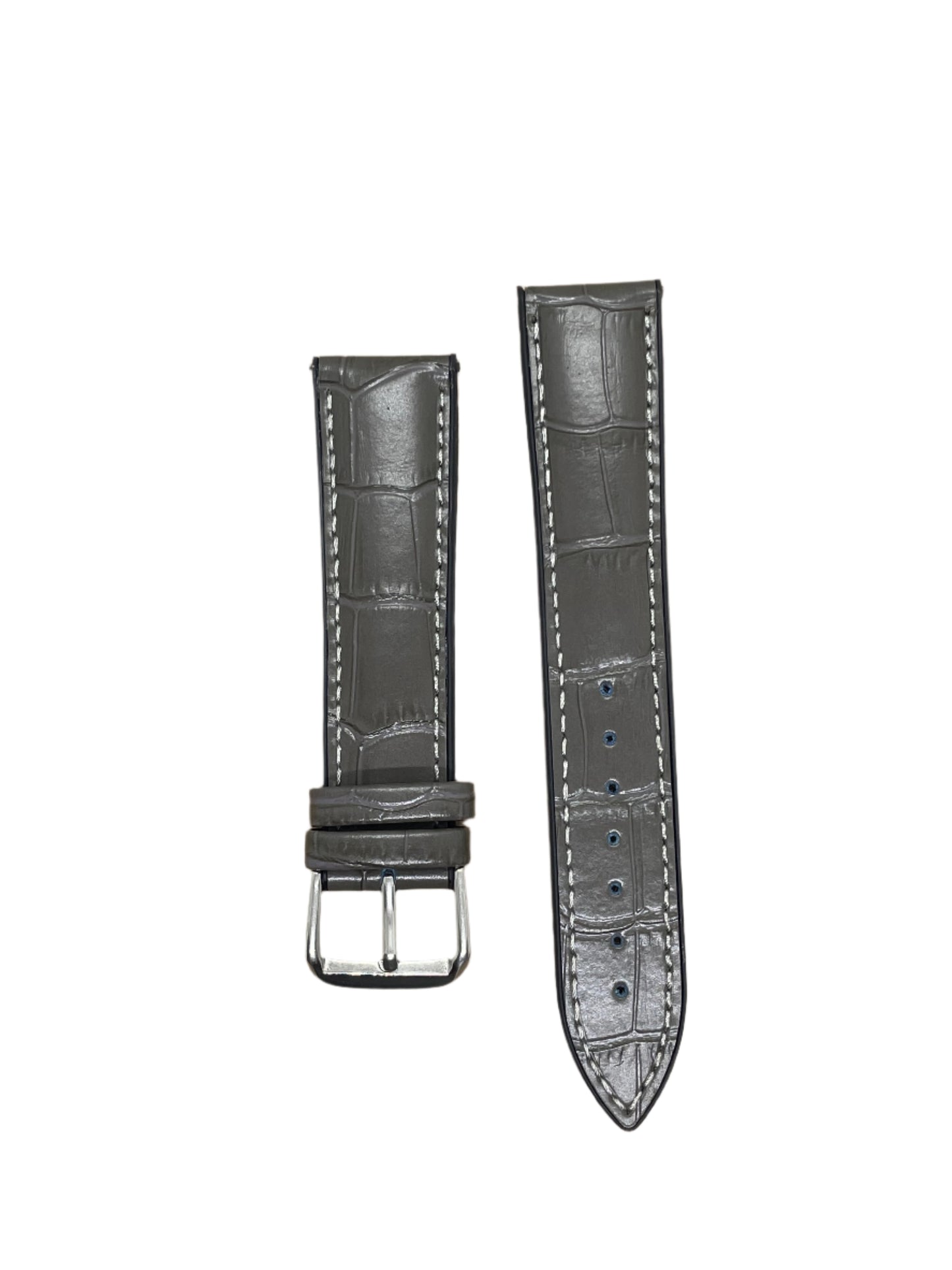 Hybrid Leather & Rubber Watch Strap – 20mm / 22mm / 24mm | Suparv Straps