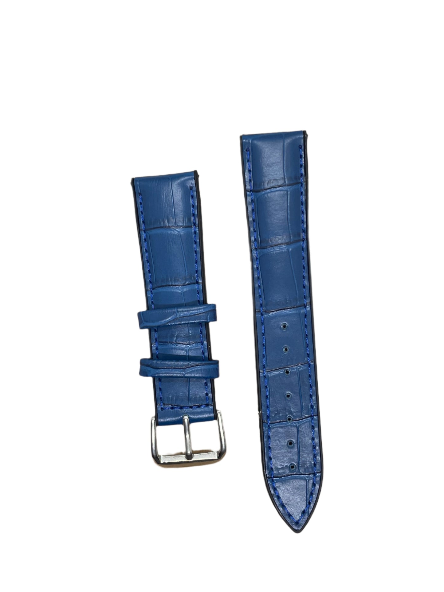 Hybrid Leather & Rubber Watch Strap – 20mm / 22mm / 24mm | Suparv Straps