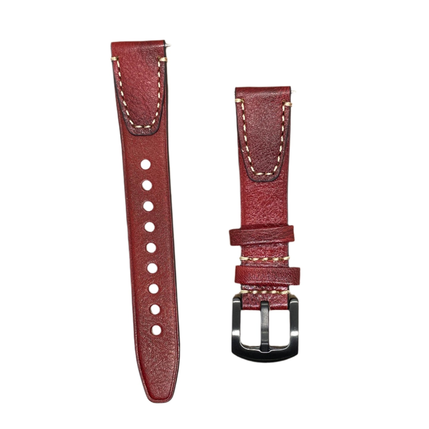 Vintage Premium Leather Watch Strap – Quick Release