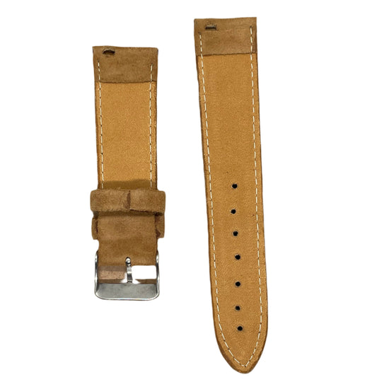 18mm/20mm/22mm Affordable Suede Leather Strap – Soft, Stylish & Comfortable