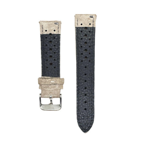 Racer Style Suede Watch Strap – Quick Release | 18mm / 20mm