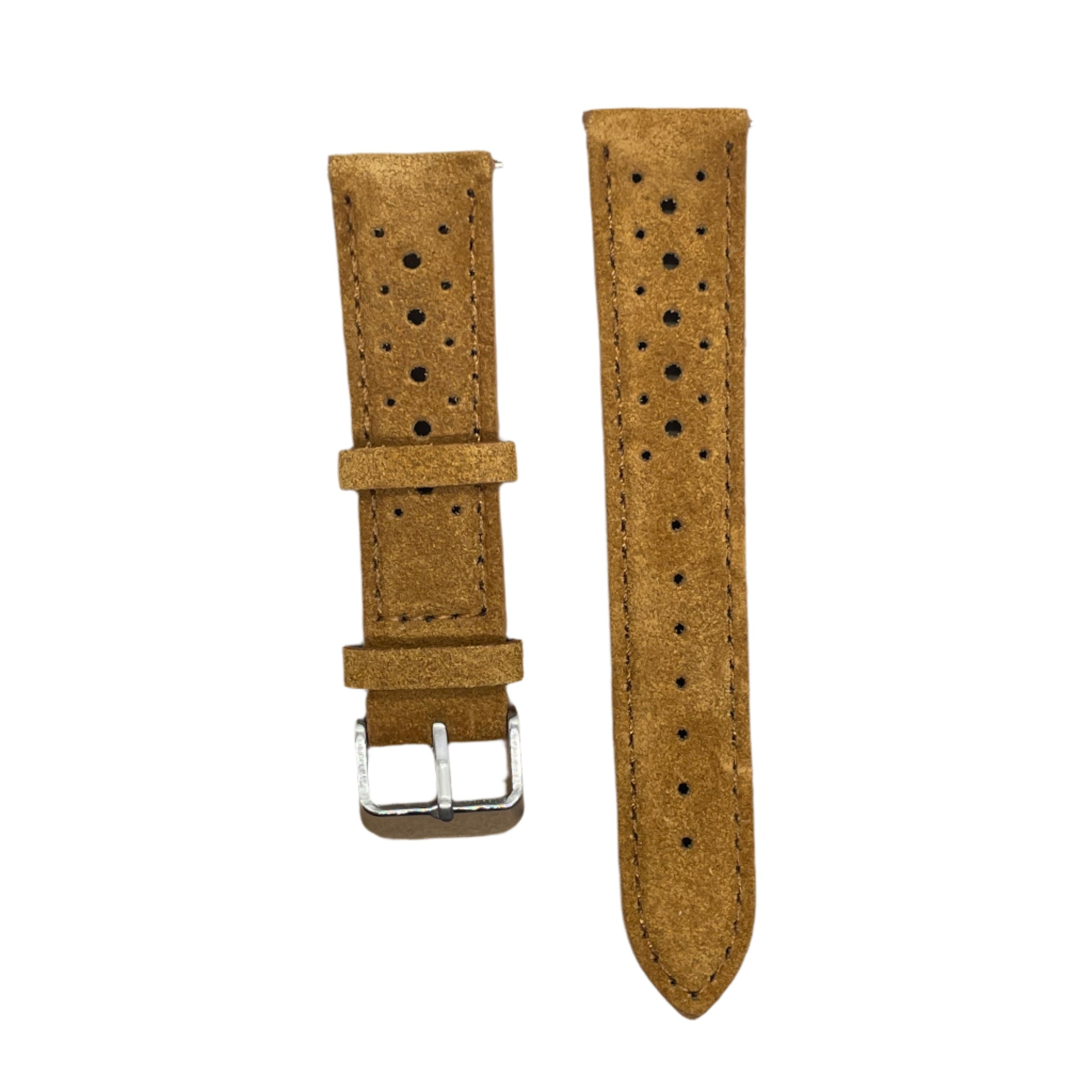 Racer Style Suede Watch Strap – Quick Release | 18mm / 20mm