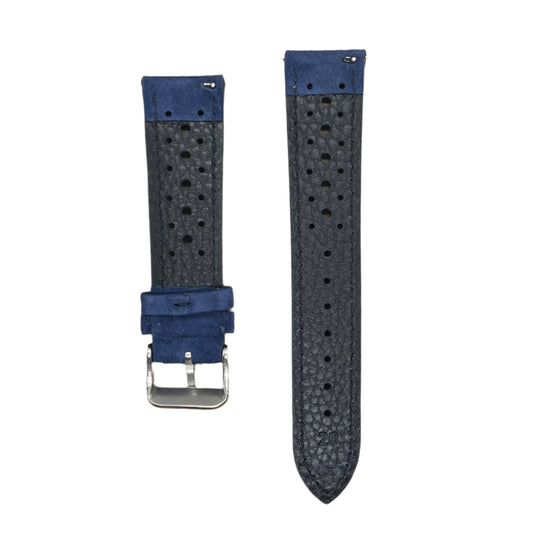 Racer Style Suede Watch Strap – Quick Release | 18mm / 20mm