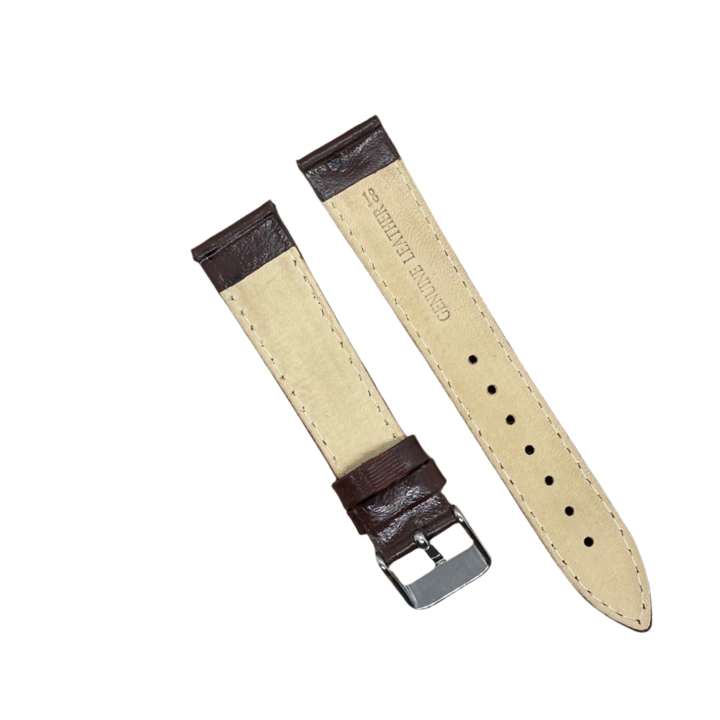 18mm Pattern Leather Watch Strap – Unique Texture and Timeless Style