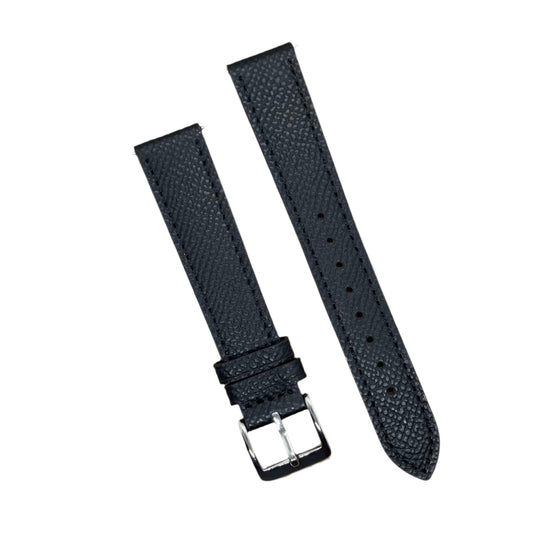 18mm Epsom Leather Watch Strap with Quick Release – Premium Textured Elegance