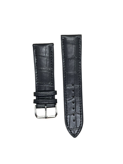 Hybrid Leather & Rubber Watch Strap – 20mm / 22mm / 24mm | Suparv Straps
