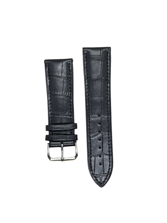 Hybrid Leather & Rubber Watch Strap – 20mm / 22mm / 24mm | Suparv Straps