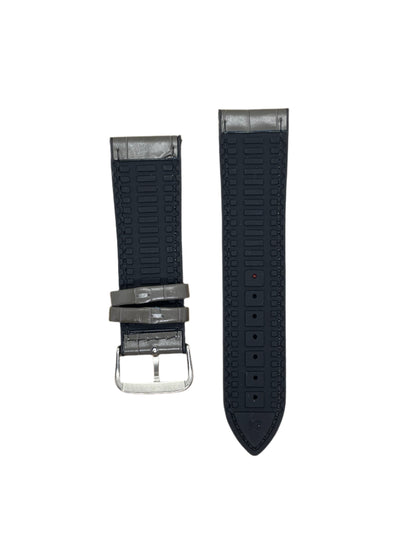 Hybrid Leather & Rubber Watch Strap – 20mm / 22mm / 24mm | Suparv Straps