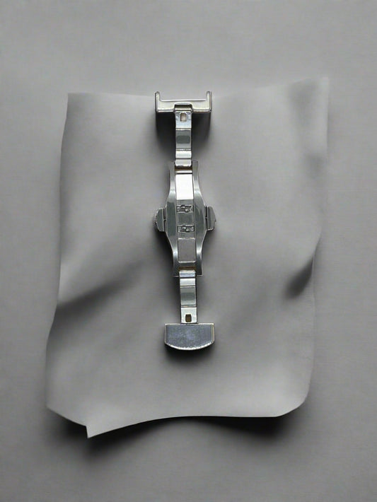 Push-Type Butterfly Clasp for Watch Straps – Available in 16mm / 18mm / 20mm | Suparv Accessories