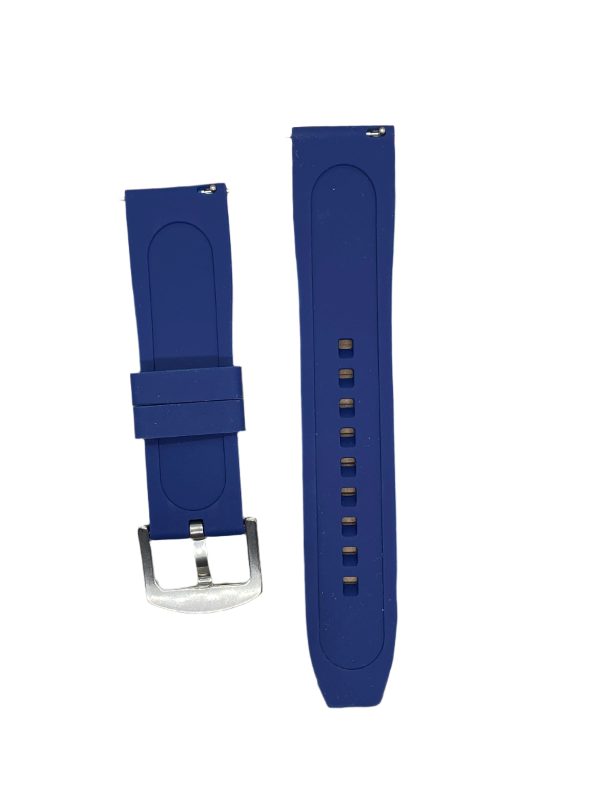 22mm Silicone Angled Strap with Quick Release Pins