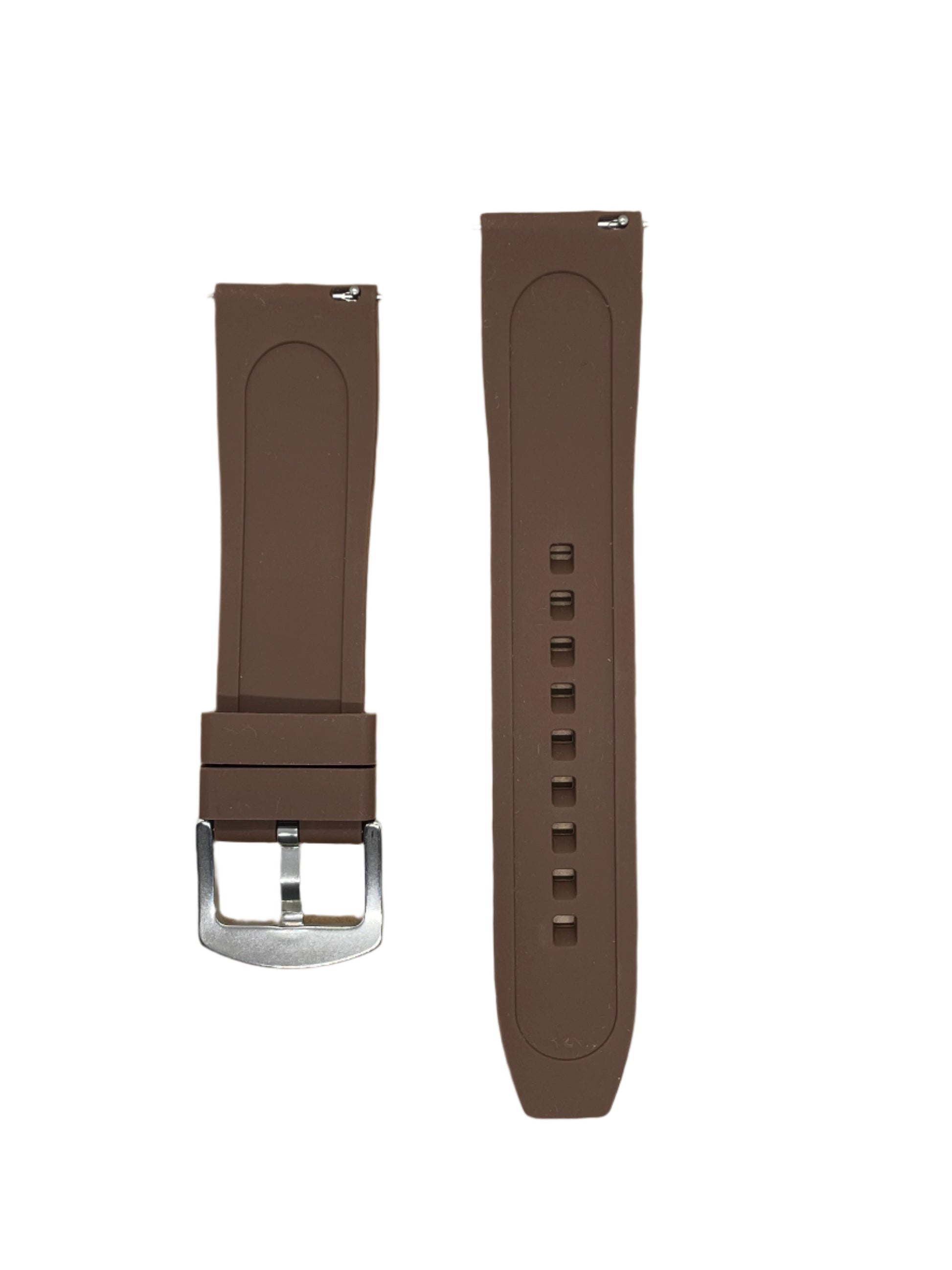 22mm Silicone Angled Strap with Quick Release Pins