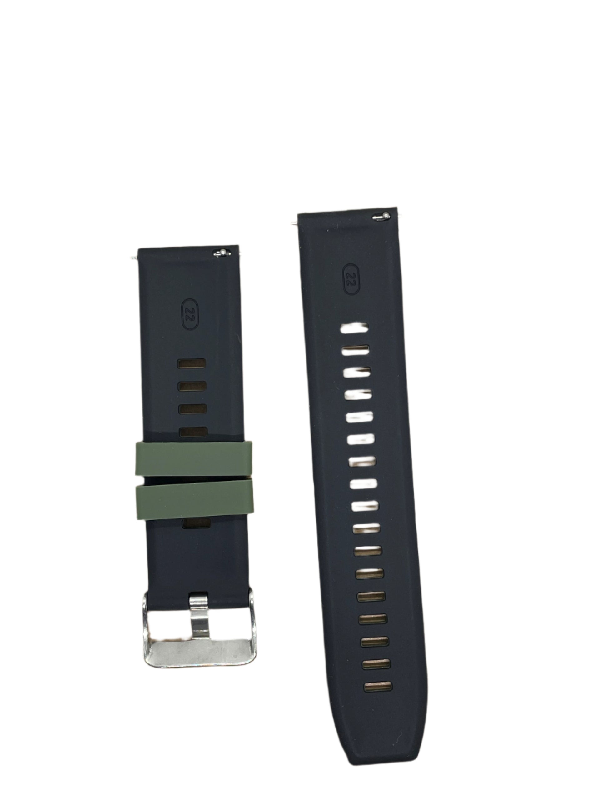 Sporty Silicone Strap – 22mm with Quick Release
