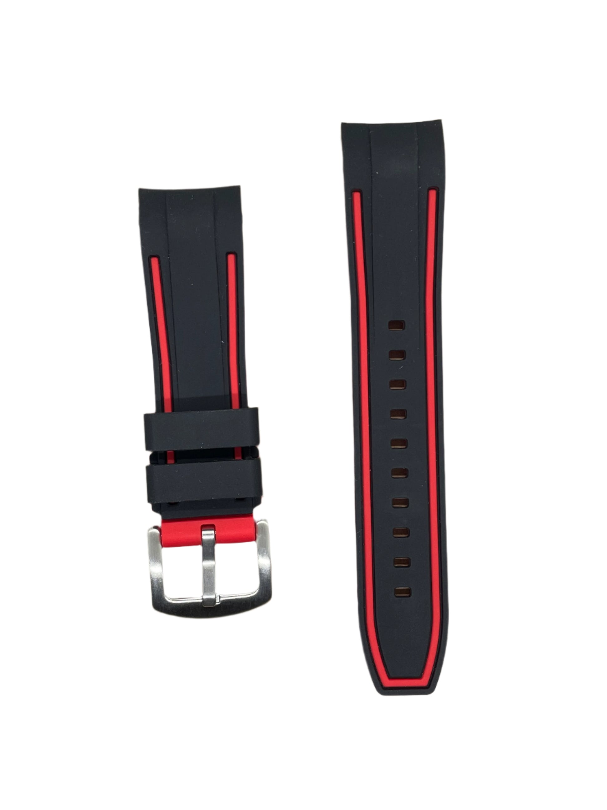22mm Curved End Premium Silicone Strap