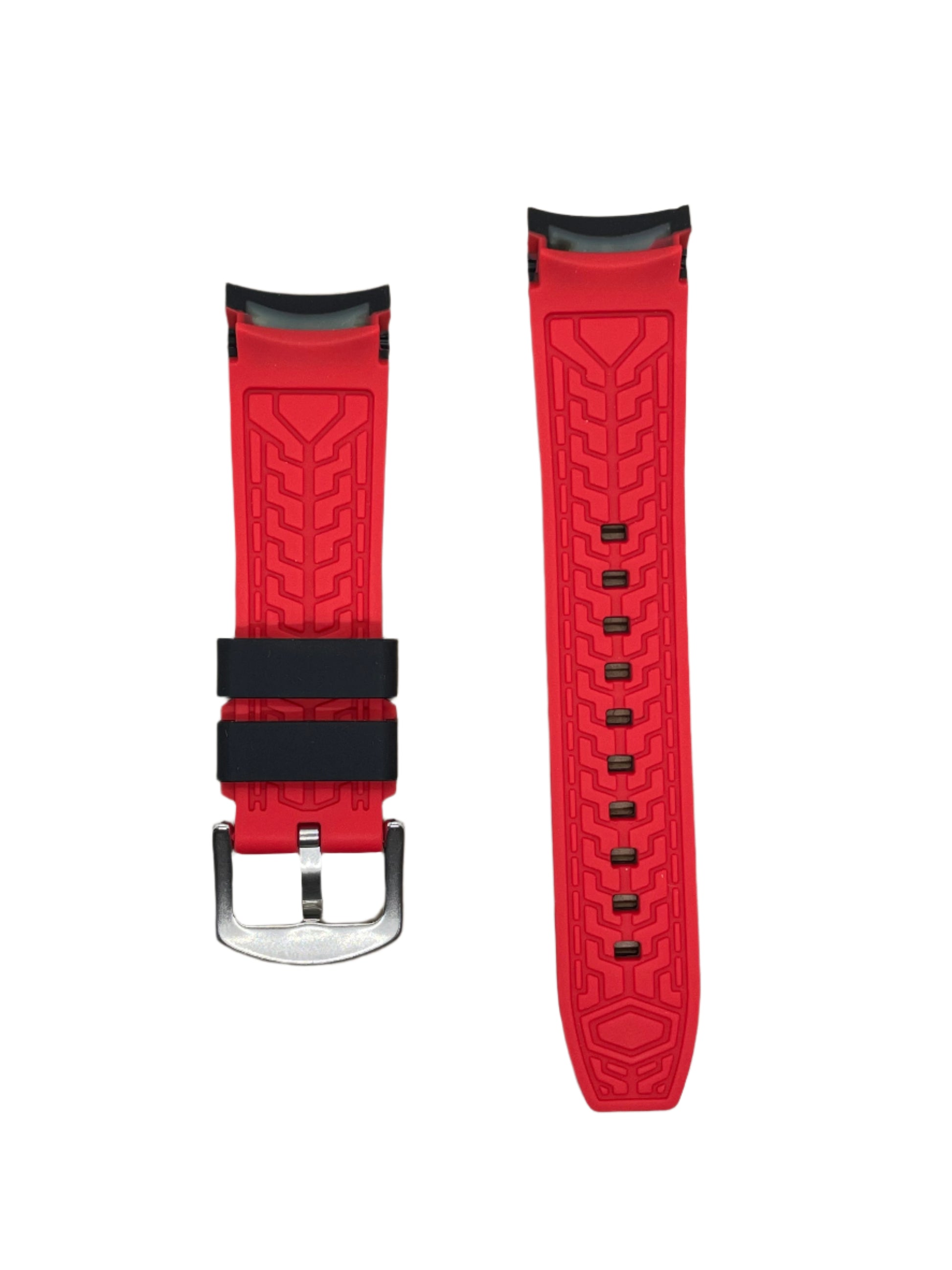 22mm Curved End Premium Silicone Strap