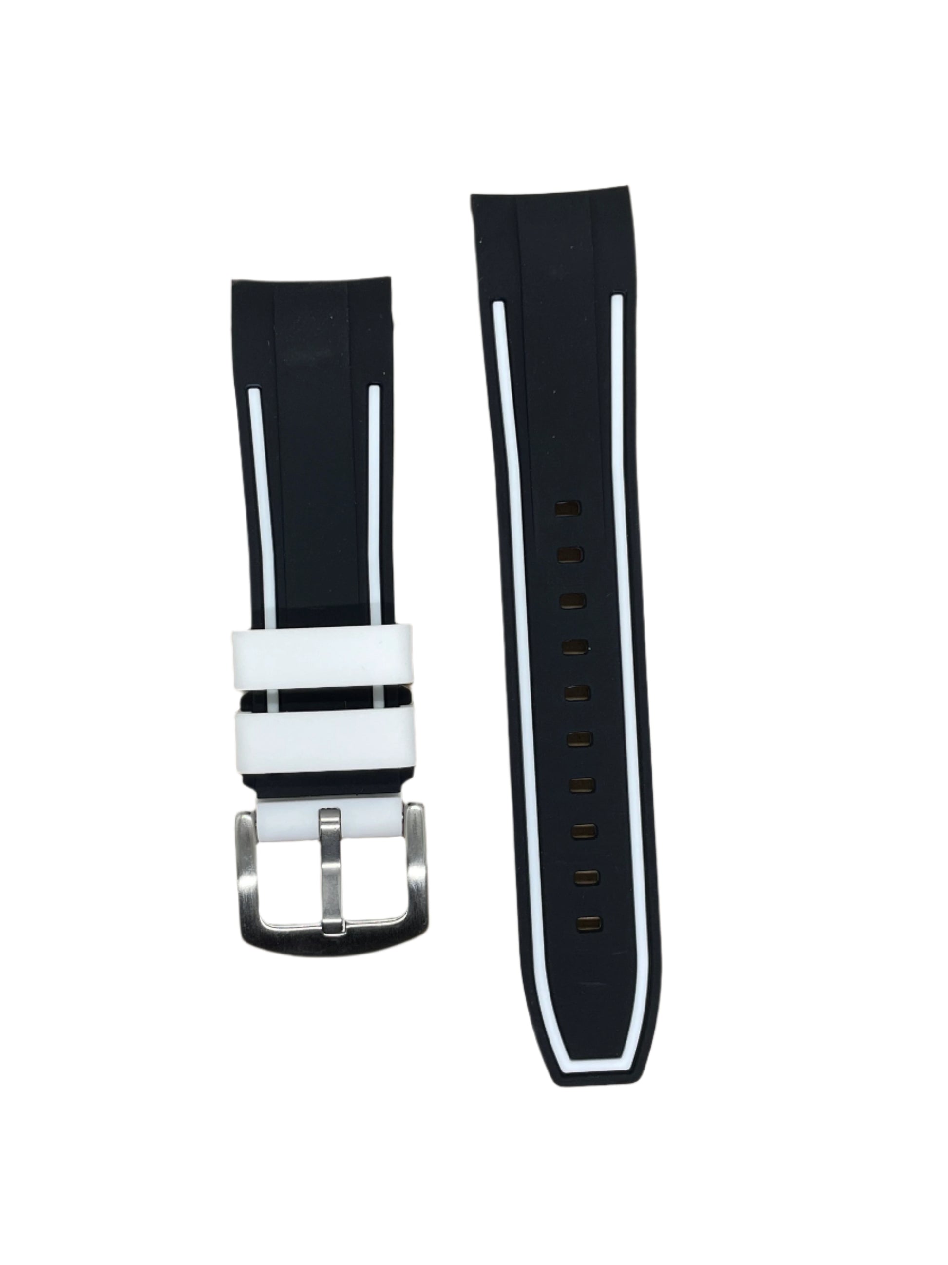 22mm Curved End Premium Silicone Strap