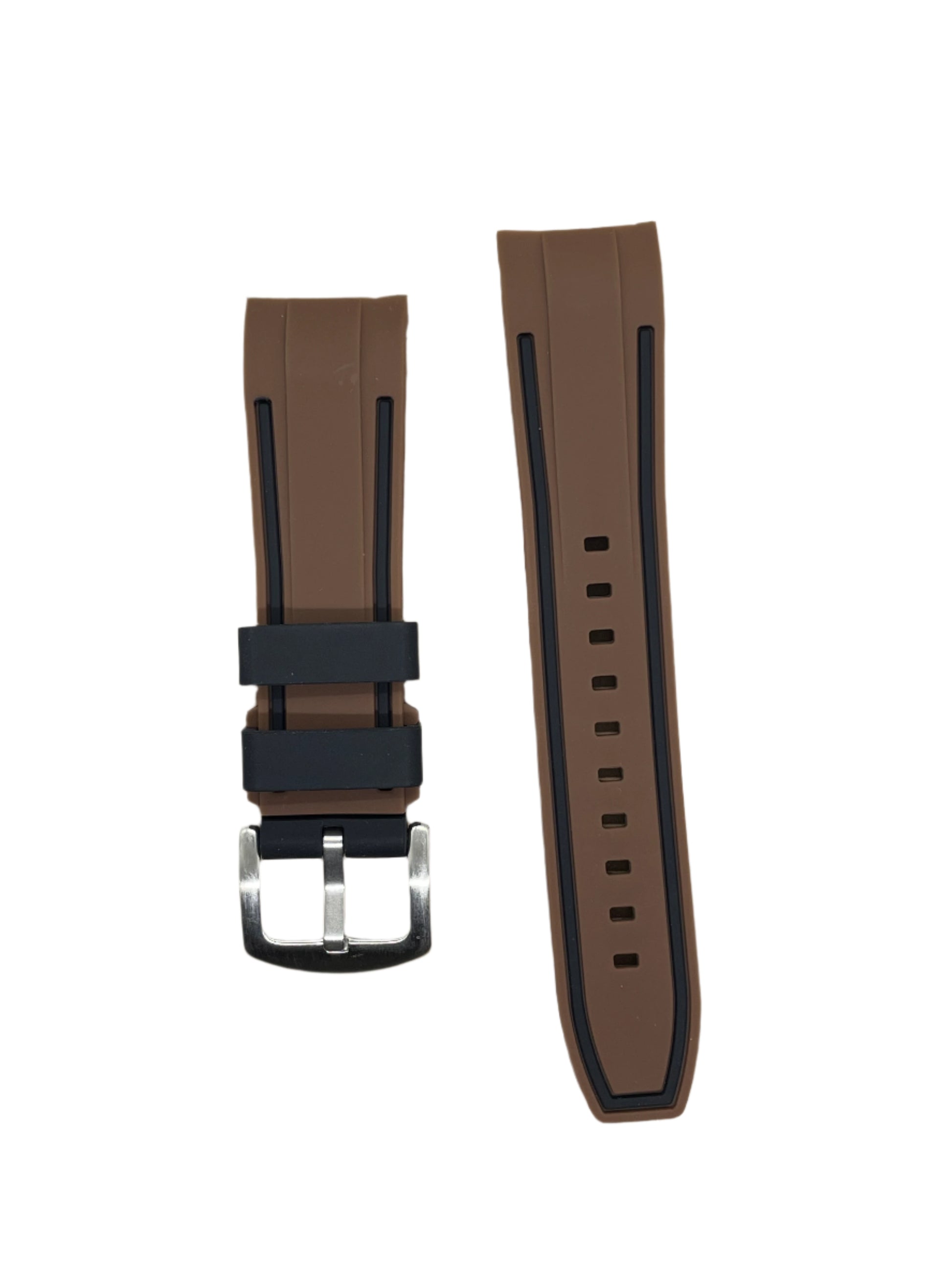 22mm Curved End Premium Silicone Strap