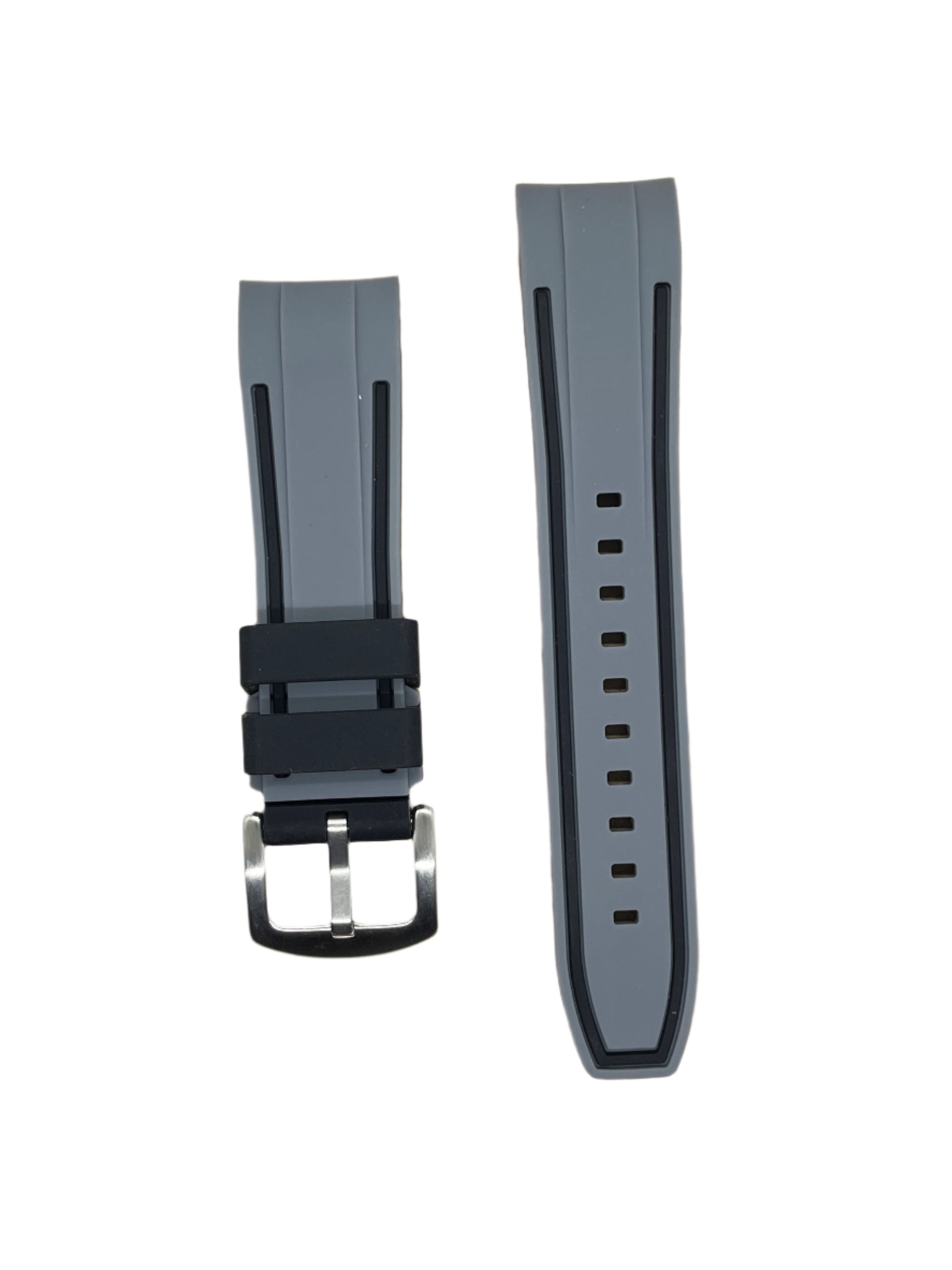 22mm Curved End Premium Silicone Strap
