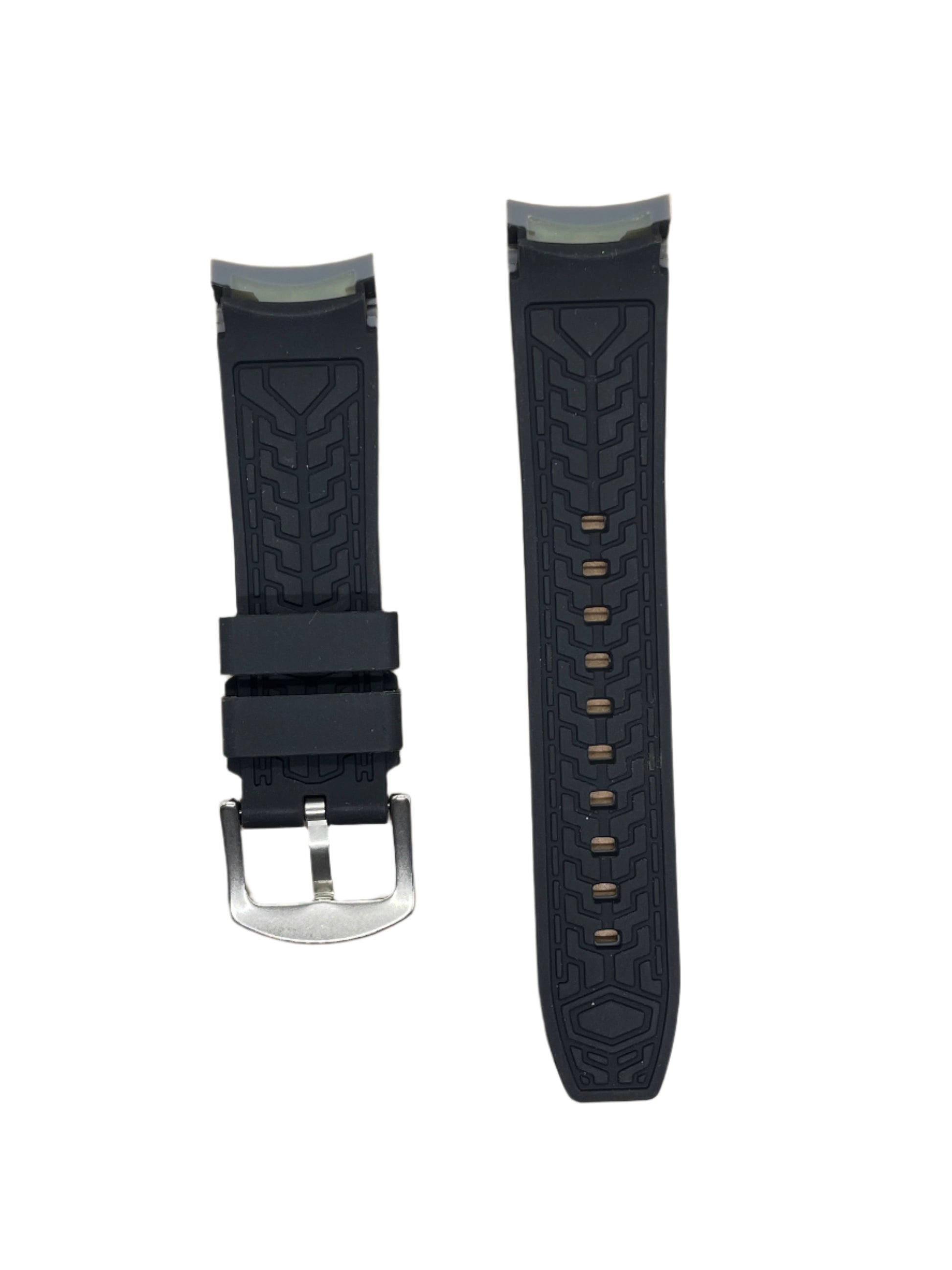 22mm Curved End Premium Silicone Strap