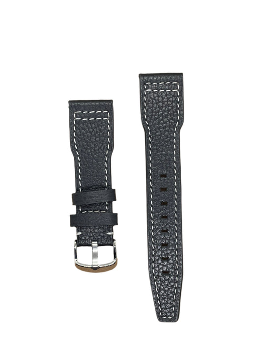 Premium Pilot Style Leather Strap – 22mm