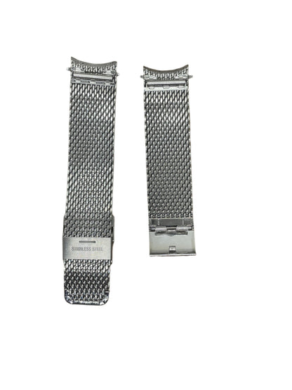 Curved End Milanese Mesh Bracelet – 22mm Stainless Steel