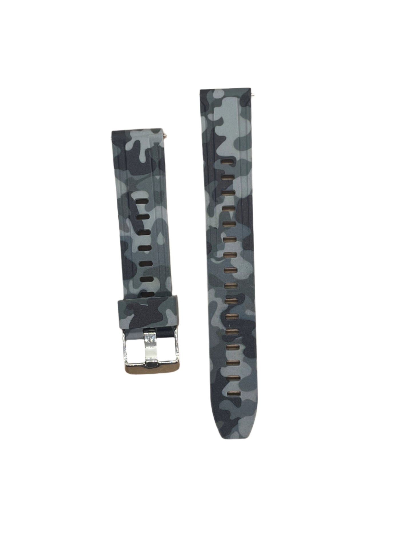 Camouflage Rubber Strap with Quick Release – 18mm / 20mm