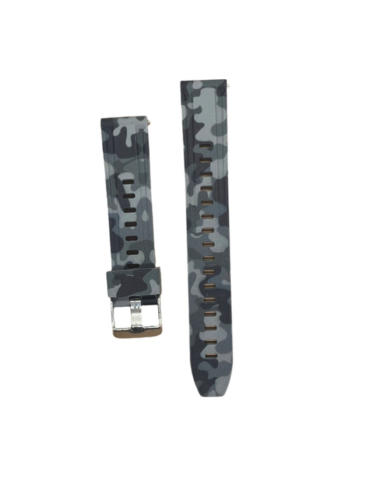 Camouflage Rubber Strap with Quick Release – 18mm / 20mm